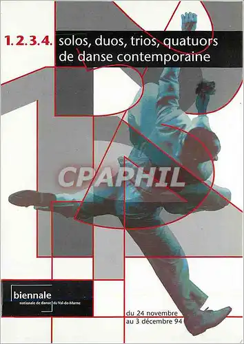 Ansichtskarte AK Solos Duos Trios Quaturos de danse contemporaine Val de Marne