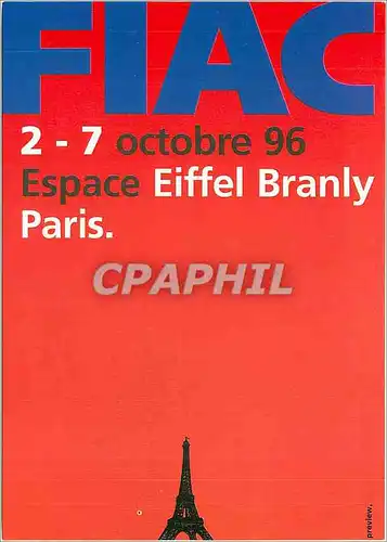 Cartes postales 2 7 oct Espace Eiffel Branly Paris Tour Eiffel