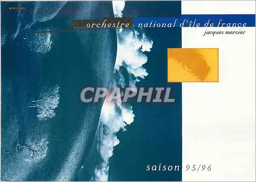 Cartes postales Orchestre national d'ile de France Jacques Mercier