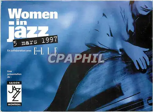 Cartes postales moderne Women in Jazz 5 mars 1997 Lille