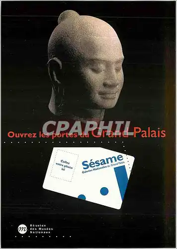 Cartes postales moderne Ouvrez les portes du Grand Palais Paris Sesame