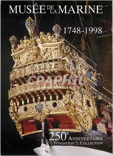 Cartes postales moderne Musee de la Marine 1748 1998 Bateau Paris