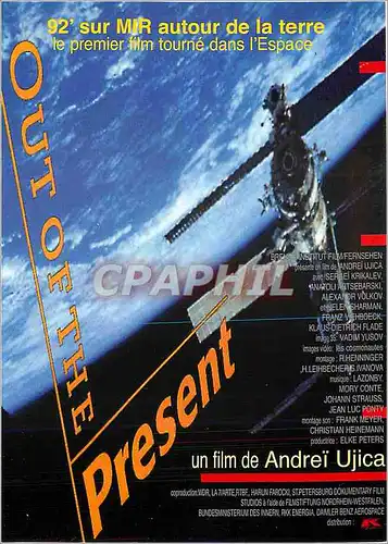 Cartes postales moderne 92'sur Mir autour de la terre le premier film tourne dans l'Espace Espace Cosmos
