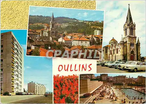 Moderne Karte Oullins (Rhone)