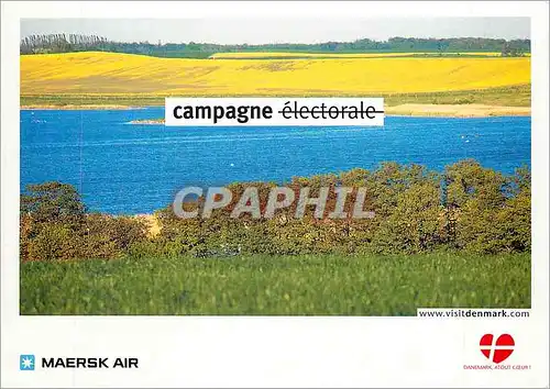 Cartes postales moderne Campagne Electorale Maersk Air Denmark