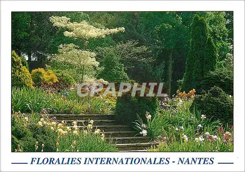 Moderne Karte Parc Floral de la Beaujoire