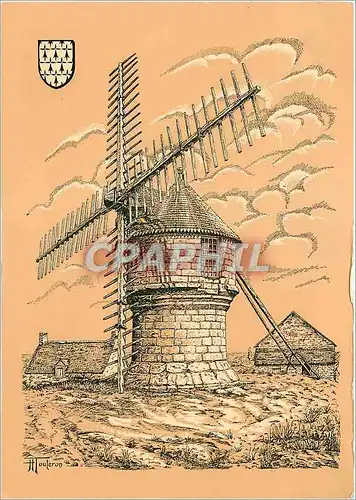 Cartes postales moderne Moulin de Cremeur dit Moulin du Diable (Loire Atlantique)