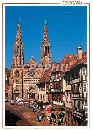 Moderne Karte Obernai (Bas Rhin) L'Eglise St Pierre et Paul