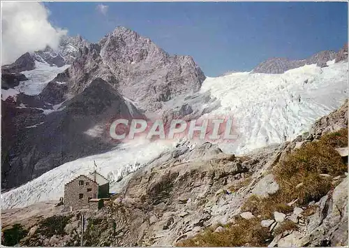 Cartes postales moderne Massif de l'Oisans Refuge du glacier blanc (2556 m)