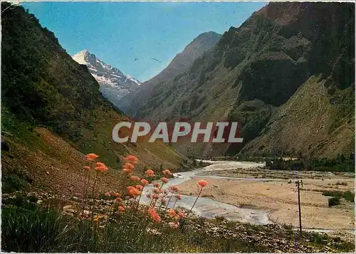 Cartes postales moderne Paysages de l'Oisans Route de la Berarde Le Plan du lac et les Fetoules (3 459 m)