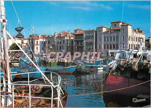 Cartes postales moderne Saint Jean de Luz le port et la maison de l'infantes