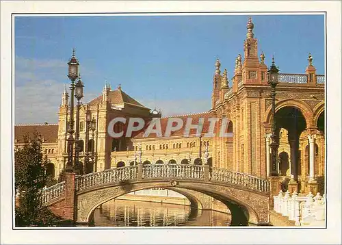 Cartes postales moderne Espana Seville la place d'Espagne