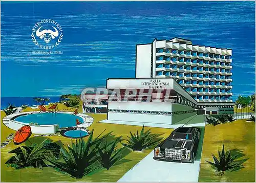 Cartes postales moderne Gabon Hotel Inter COntinental Membre de la chaine Hotafric