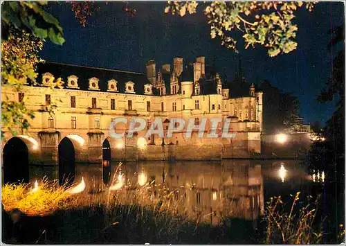 Cartes postales moderne Chateau de la Loire Chenoceau (I et L) Construction Renaissance)