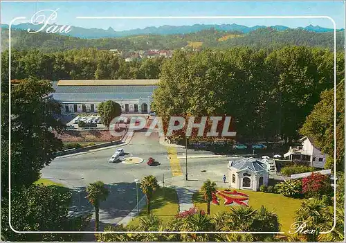 Cartes postales moderne Pau (Pyrenees Atalantiques) La Polmeraie et la Gare