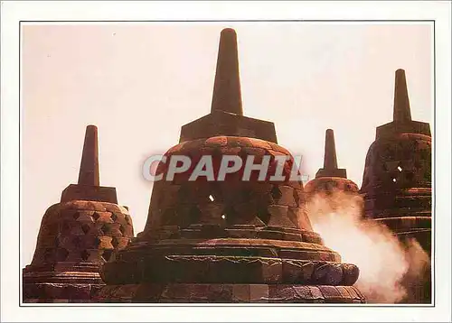 Moderne Karte Indonesie Java le temple de Borobudur