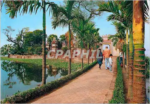 Cartes postales moderne phong canh dep View of Tran Qupe Paguda Ha Noi