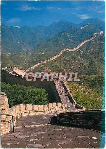 Moderne Karte Scenery in the Badaling section of the Grat Wall in Beifing