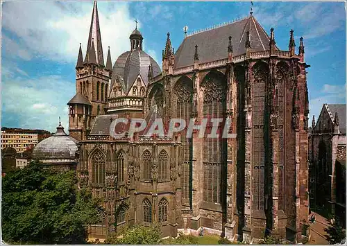 Moderne Karte Bad Aachen Dom Sudsette