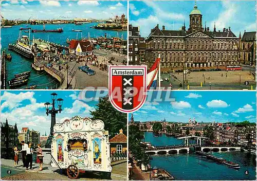 Cartes postales moderne Amsterdam Magere Brug over de amstel