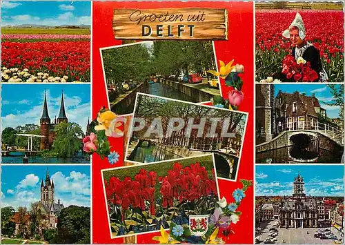 Cartes postales moderne Groeten uit Delft