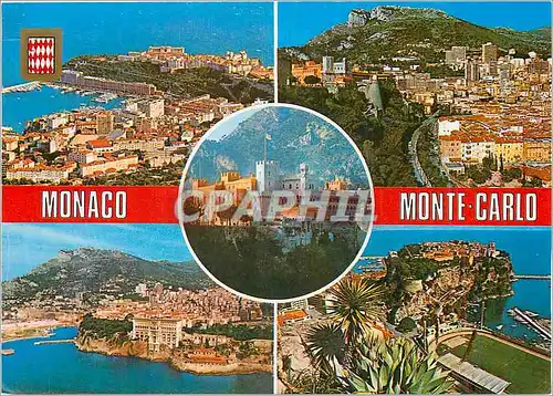 Cartes postales moderne Monaco Monte Carlo Vues diverses de la Principaute de Monaco