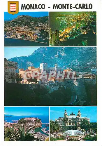 Cartes postales moderne Monaco Monte Carlo Vues diverses