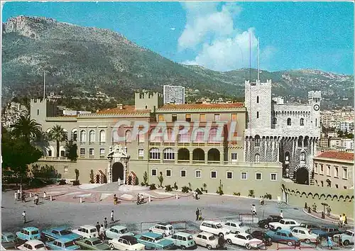 Cartes postales moderne Principaite de Monaco La Place du Palais et le Palais Princier