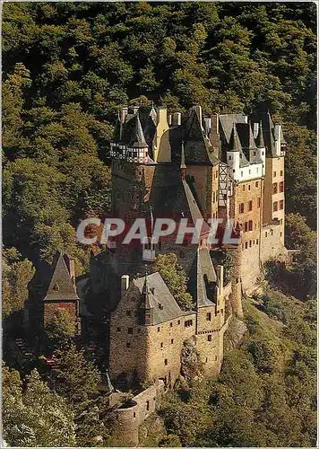 Moderne Karte Burg le chateau d'Eltz