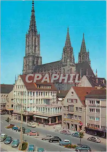 Cartes postales moderne Donau Munster mit dem hochsten Kirchturm der Erder (161 m)