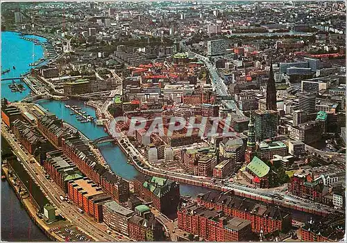 Cartes postales moderne Hamburg Blick auf die Stadt