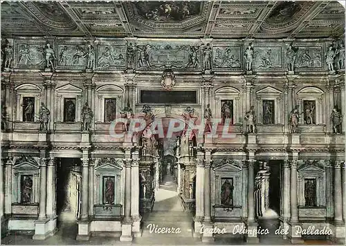 Moderne Karte Vinceza teatro Olimpico del Palladio