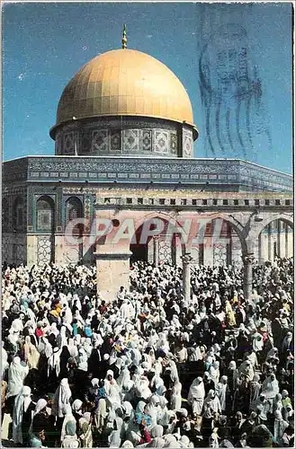 Cartes postales moderne Jerusalem the dome of the Rock in Ramadan