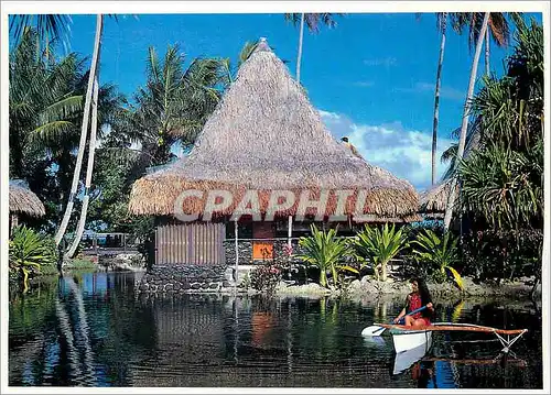 Cartes postales moderne Bali Hai Huahine Bungalow sur le lac