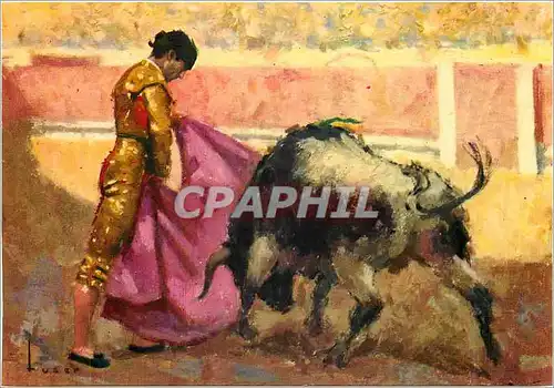Cartes postales moderne Arte de ant Beinvenida Une Veronique Corrida