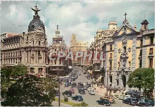 Cartes postales moderne Madrid Rue d'Alcala et Avenue Joseph Antoine