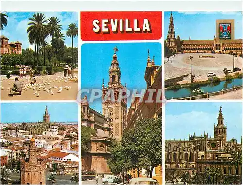 Cartes postales moderne Sevilla Divers aspects