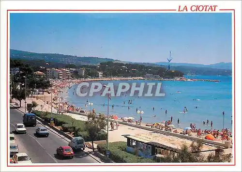 Moderne Karte ciotat (B du R) Le boulevard beau Rivage La Plage St Jean