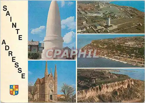 Cartes postales moderne Sainte Adresse (Seine Maritime) le Pain de Sucre La Chapelle N D des Flots le cap de la Heve