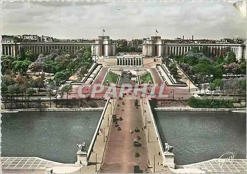 Cartes postales moderne Paris et ses merveilles le pont d'Iena et le palais de Chaillot