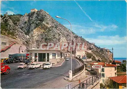 Cartes postales moderne Les Sites Merveilleux de la Cote d'Azur Menton La Frontiere Franco Italienne