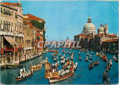 Cartes postales moderne Venezia Regate historique sur le grand Canal