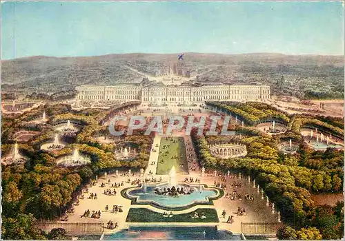 Cartes postales moderne Versailles Vue generale du Parc et du chateau un paysage ou se resument la culture et l'art du G