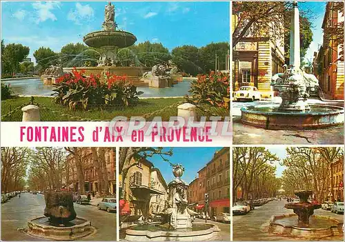 Cartes postales moderne La Cite du Roy Rene Aix en Provence Souvenir