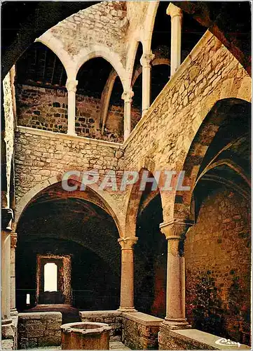 Cartes postales moderne Abbaye de N D de Lerins Ile Saint Honorat Cannes Monastere Fortifie Cloitre du XIIe