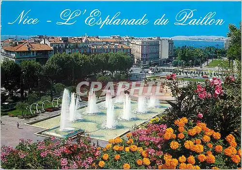 Cartes postales moderne Cote d'Azur French Riviera Nice (A Mme) Les Jardins de l'Esplanade du Paillon