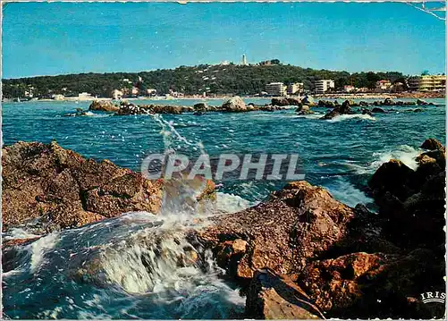 Moderne Karte Reflets de la Cote d'Azur Le Cap d'Antibes (A Mmes) et le phare de la Garoupe