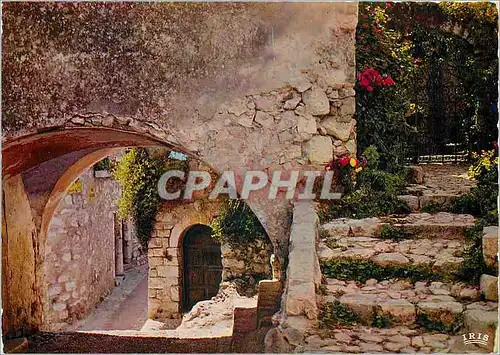 Moderne Karte Reflets de la Cote d'Azur Tout le charme et pittoresque des vieilles rues d'un village provencal