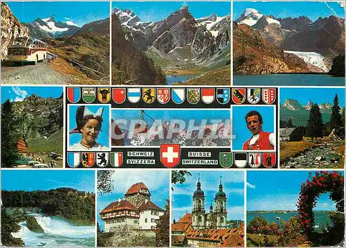 Cartes postales moderne suisse