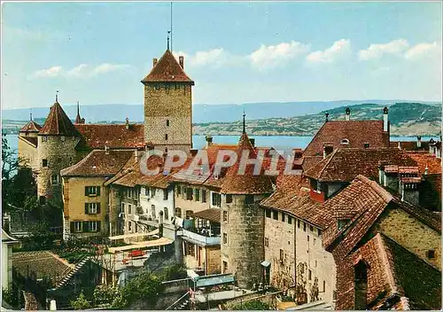 Cartes postales moderne Morat ses rempart et son chateau
